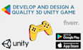 develop 3d unity game for android and IOS