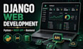 build a secure django web app rest API and backend