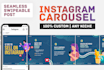 design linkedin, instagram carousel, social media carousel