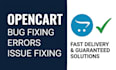 fix any bugs and issues in opencart