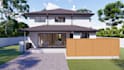 create 3d model and render realistic exterior, interior