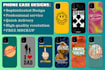 do a trendy phone case designs professionally
