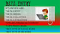your professional data entry