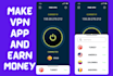build an android VPN app with ads and in app purchase