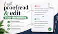 proofread and edit your text quickly and accurately