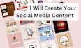 create your social media content