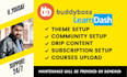 build learndash buddyboss website with membership
