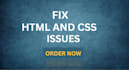 troubleshoot and fix any problem in html,css code