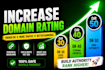 increase domain rating ahrefs dr30, dr40 and dr50 plus