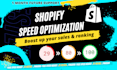 do shopify speed optimization and increase loading speed of website