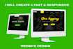 create a fast and responsive website design