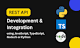 be your python flask, node js api developer,