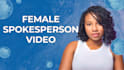 create a friendly female spokesperson video in 48 hours