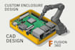 design your 3d enclosure or robotics model in fusion 360