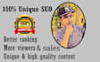 be your SEO website content writer
