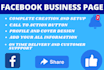 setup and optimize an impressive facebook business page
