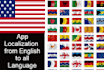 expertly provide app localization and translation services