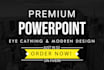 design modern powerpoint  presentation design