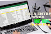 do fastest data entry in one day and internet research