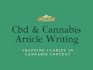 write SEO optimized cbd oil, cannabis and hemp blog posts