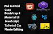 blockchain, react, next, gatsby, tailwind css, material ui,