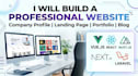 build professional website, landing page, company profile
