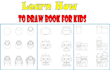 create step by step drawing book for kids