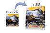 make your 2d canvas image into a 3d canvas mockup