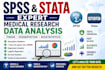 help data analysis, article writing and case report writing