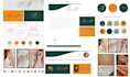 handwritten signature logo and full complete branding kit