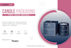 custom candle box packaging and candle label design