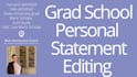 edit your grad school personal statement