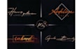 design creative and unique signature logo design