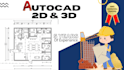 draw 2d house plan and construction drawings in autocad