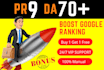 uplift google ranking with pr9 da70 contextual SEO dofollow backlinks