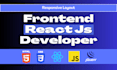 be your frontend react js developer