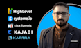 create sales funnels, landing pages, kajabi websites, using kartra, clickfunnels