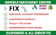 solve your google merchant center suspension and misrepresentation issue