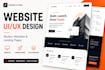 design a modern website or landing page UI UX in figma