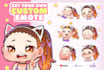 create custom chibi cute emotes for your twitch channel