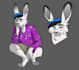 draw you a furry fursona character reference sheet