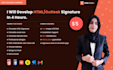 create clickable HTML email signature