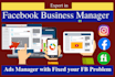 create and setup facebook business manager with ads manager
