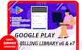 integrate google play billing library, purchases, subscriptions in android apps