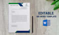 design professional business letterhead, invoice, and stationery in word