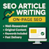 write SEO  optimized high ranking blog posts and articles