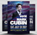 design political poster, flyer postcard or any other graphics