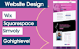 wix website design, wix ecommerce, wix SEO, squarespace, gohighlevel, weebly