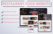 design responsive restaurant wordpress food website