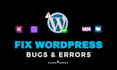 fix wordpress errors and bugs immediately speed optimization expert elementor
